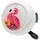 gottstein & libischer Fahrradklingel Motivglocke Flamingo, Ø55mm, weiß