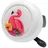 gottstein & libischer Fahrradklingel Motivglocke Flamingo, Ø55mm, weiß