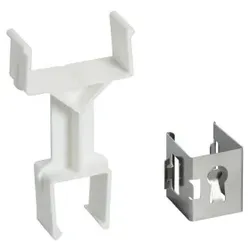 Schneider Electric KBB40ZFG2 KBB Kabelrinnenträger f. 25mm Kabelrinne oberhalb des Schienenverteilers - 10 Stück