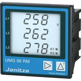 JANITZA Electronic Universalmessgerät 90-277VAC, 90-250VDC UMG 96RM-M #5222069