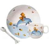 Villeroy & Boch Happy as a Bear Kindergeschirr-Set mit Löffel 3-tlg