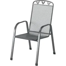 Greemotion Toulouse Stapelsessel 56 x 69 x 98 cm eisengrau