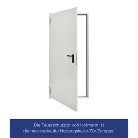 Hörmann Feuerschutztür T-30-1 links 87,5 x 175 cm grauweiß