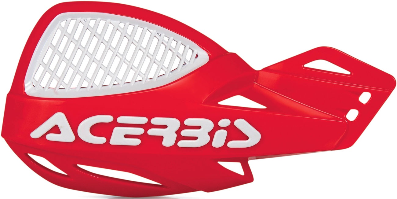 Acerbis MX Uniko Vented, Handguards - Rouge/Blanc