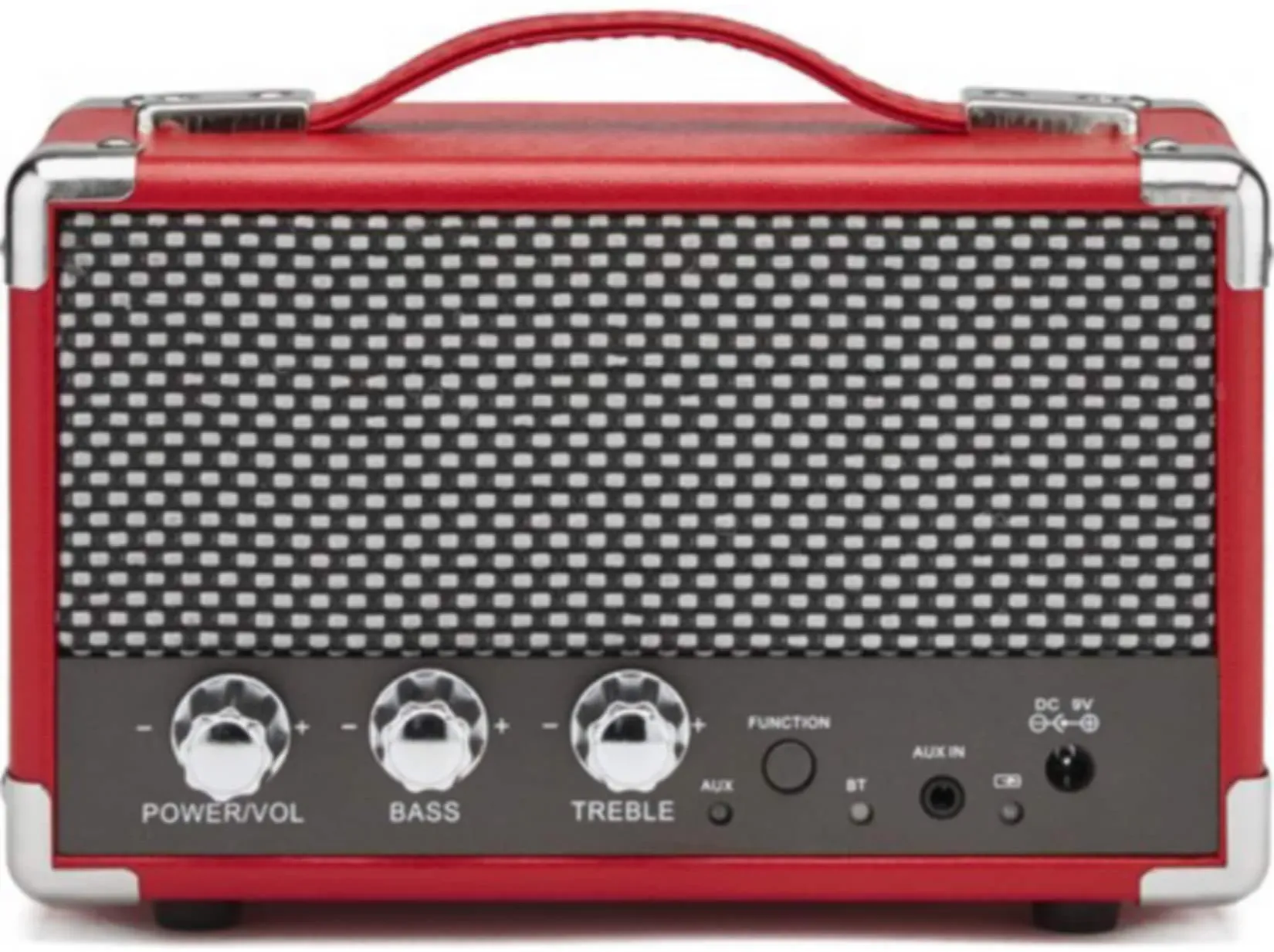 GPO Komfort Retro-Bluetooth Lautsprecher - rot