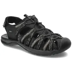 Schwarze Sandalen Lee Cooper Sportliche Herrenschuhe, 44