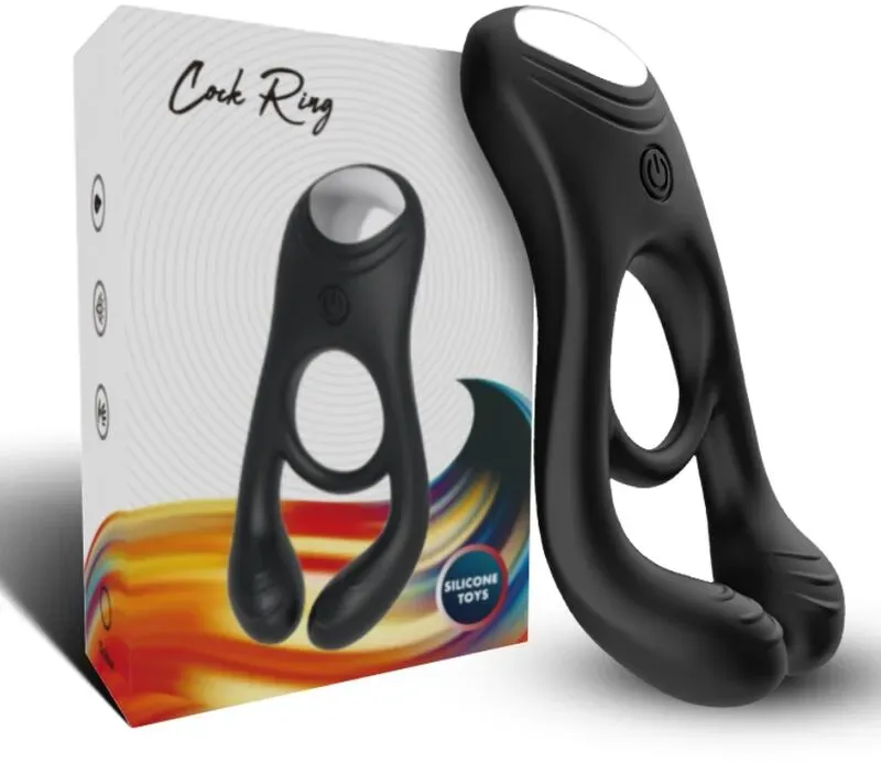 ARMONY - VEYRON DOPPELVIBRATOR-RINGSPIELZEUG FÜR PAARE SCHWARZ