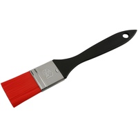 METRO Professional Backpinsel, Kunststoff / Mikrofaser, 21,5 cm, Antihaft-Oberflächenschutz, schwarz / rot