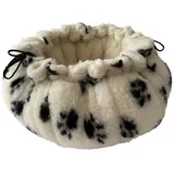 Hollert Haustier Kokon 2 in 1 Versteck aus Merinowolle Katzenkorb Tierbett Schlafplatz Versteck kuschelig warm Höhle