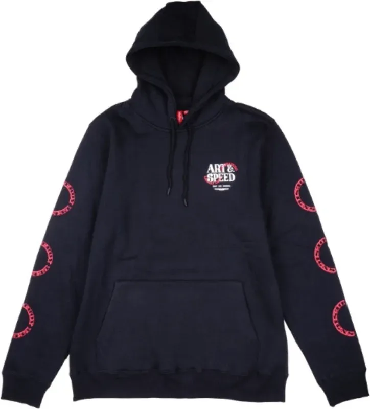Troy Lee Designs Pink Slips Hoodie Schwarz - S