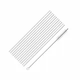 Westmark 6 Trinkhalme Glas gerade 20 cm Transparent