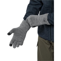Jack Wolfskin Rib Glove Handschuh, Grey Heather,