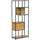 Actona Seaford Regal 77 x 35 x 185 cm Braun
