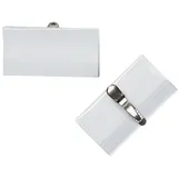 Q-Connect KF01563 Namensschilder - mit Krokodilklemme VE=25 Stück