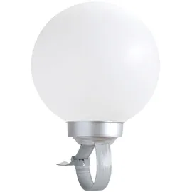 ETC Shop 3er Set LED Solarleuchte Kugel weiß, H 42,5 cm,