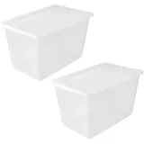 KEEEPER Aufbewahrungsbox bea 39 x 35 x 39 cm 2-tlg. transparent
