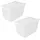 KEEEPER Aufbewahrungsbox bea 39 x 35 x 39 cm 2-tlg. transparent