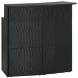 vidaXL Bartisch 120 x 55 x 110 cm Schwarz