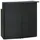 vidaXL Bartisch 120 x 55 x 110 cm Schwarz