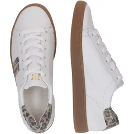 Paul Green Sneaker Damen Weite E Khaki/Weiß 38,5