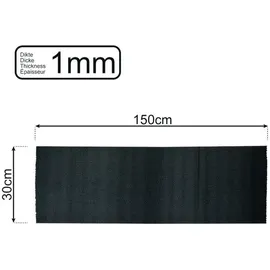 PRO PLUS Anti-Rutschmatte 150x30cm Schwarz