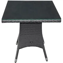 Zebra Technologies Zebra Gartentisch Mary ¦ grau ¦ Maße (cm): B: 70 H: 72