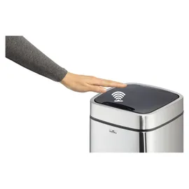 Durable Sensor Abfalleimer 6 l Silber