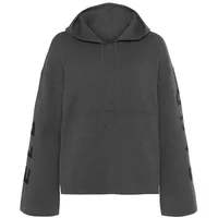 ELBSAND Kapuzenpullover Hoodie Grau Anthrazit 44/46
