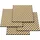 [neu.holz] Akustik-Wandpaneel Vang hell beige 12 St. 60 x 60 cm