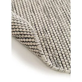 benuta Pure Wollteppich Beige, Textil, Beton Optik, Rund, 250x250 cm pflegeleicht, Teppiche - Böden, Teppiche, Naturteppiche