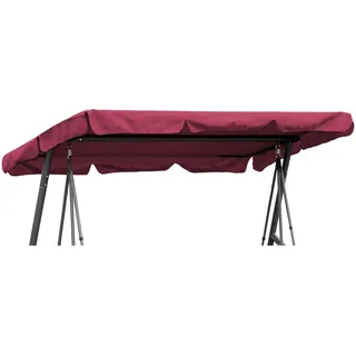 Quick Star Ersatzdach, Bordeaux Textil, 145x18x210 cm Gartenmöbel, Hollywoodschaukeln