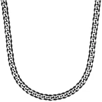 Panzerkette AMOR "2037351" Gr. 50, silber (edelstahlfarben), Halsketten, Damen, 50, Edelstahl, B: 2,4mm, Panzerkette, B:2,4mm