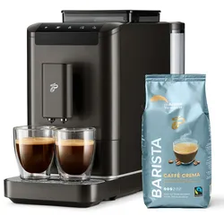 Tchibo Kaffeevollautomat Esperto2 Caffè inkl. 1kg Barista, Granite Black