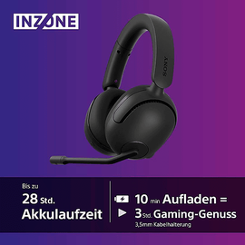 Sony WHG500 INZONE H5, Over-ear Gaming Headset Bluetooth Schwarz
