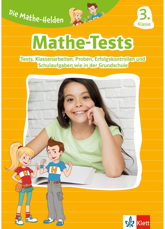 Klett Die Mathe-Helden: Mathe-Tests 3. Klasse, Geheftet
