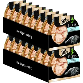 Sheba Filets Huhn mit Thunfisch 16 x 60 g