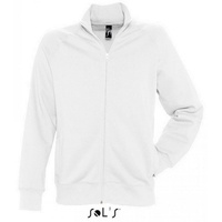 Sol's SOLs Mens Zipped Jacket Sundae | white -