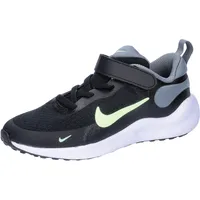 Nike Revolution 7 (PSV) Kinder Black/Barely Volt-Smoke Grey-White 30