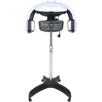 JJsdwin Bodenständer Salon Friseur Trockenhaube, Haartrockenhaube mit Standfuß, Temperaturbereich 0-80°C, Heizungsprozessor für Friseursalons, Salons und Schönheitssalons