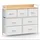 Songmics Kommode 98 x 85 x 28,5 cm Weiß