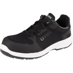 Uvex Halbschuh schwarz/weiß uvex 1 sport, S1P, EU-Schuhgröße: 41