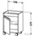 Duravit Ketho Rollcontainer Tür links, weiß matt