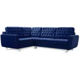 Sonstige Verlage Eckcouch mit Schlaffunktion 2-Sitzer Blau