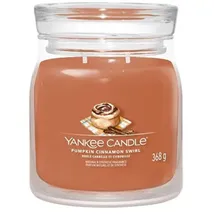 Yankee Candle Pumpkin Cinnamon Swirl Duftkerze 368 g bronze