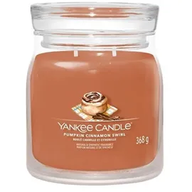 Yankee Candle Pumpkin Cinnamon Swirl Duftkerze 368 g bronze