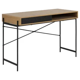 AC Design Schreibtisch Angus Eiche Nachbildung / Braun