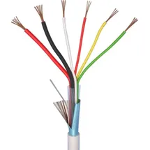 Elan 70I141 Alarmkabel LiYY 4 x 0.22 mm2 + 2 x mm2 Weiß 10 m