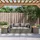 vidaXL Gartentisch 59,5 x 36,1 x 16,2 cm Grau
