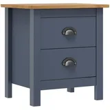 vidaXL Nachtschrank Hill 46 x 35 x 49,5 cm Grau