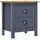 vidaXL Nachtschrank Hill 46 x 35 x 49,5 cm Grau